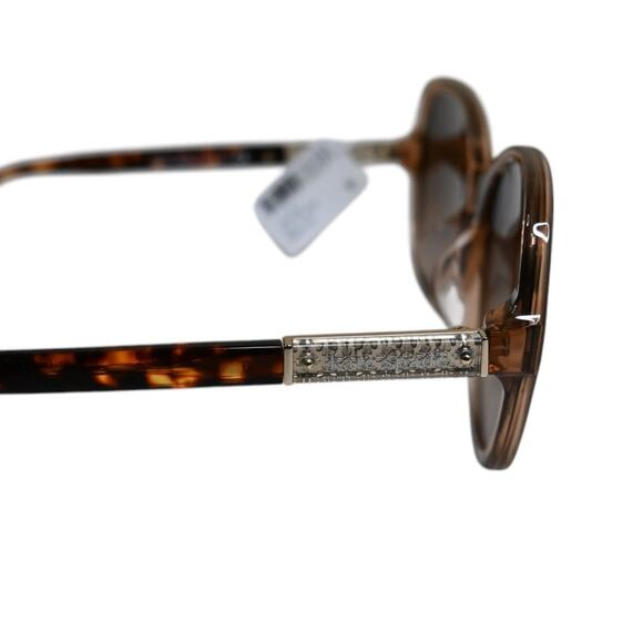 Kate Spade New York 57mm Yaelfs Oversize Sunglasses in Brown NEW - Picture 5 of 10